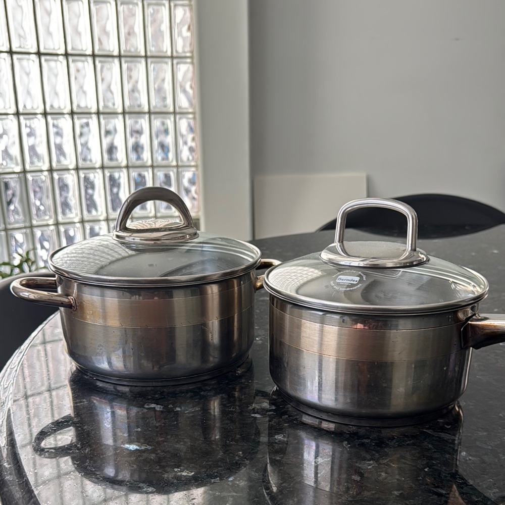 Berndes Stainless Steel Cookware Set with Lids
